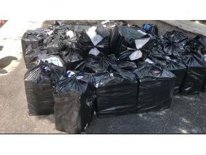 Aksaray’da 18 bin 100 paket kaçak sigara ele geçirildi