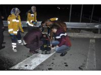 İki otomobilin çarpıştığı kazada 1 kişi yaralandı