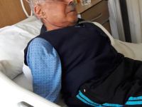 Muzaffer Dinek oksijen tüpüyle yaşama bağlanıyor
