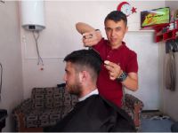 Berber ve kuaförlerde bayram yoğunluğu yaşanıyor