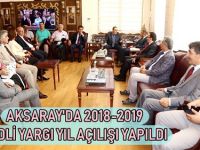 Aksaray'da Adli Yıl Açılışı Gerçekleşti
