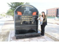 Şehit eşi için çeşme yaptırdı