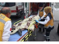 Kardeşinin attığı bıçak sırtına saplandı