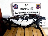 Konya’da 73 adet kaçak av tüfeği ele geçirildi