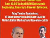 Güdendede'den aday tanıtım toplantısına davet!
