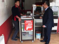 Süleyman Altan esnaf ziyaretinde bulundu