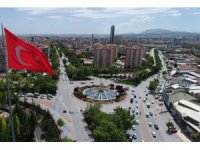 Jandarma’dan dev Türk Bayrağı