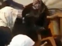 Aksaray’da düğün çadırında sel paniği VİDEO
