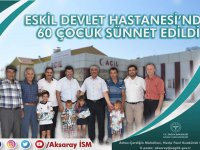 Eskil Devlet Hastanesi'nde 60 çocuk sünnet edildi