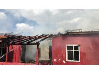 Konya’da ev yangını