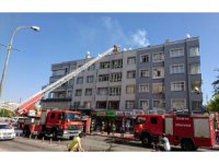 Konya’da apartmanda baca yangını büyümeden söndürüldü