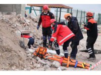 Aksaray’da saha uzantılı masa başı tatbikat, gerçeği aratmadı