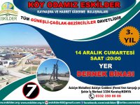 ESKİLDER Köy Odamızda Bu Akşam Güneşli Çağlak ve Bezircililer Buluşuyor