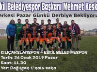 Eskil Belediyespor Yönetiminden maça davet
