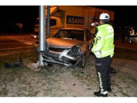 Aksaray’da 2 otomobil çarpıştı: 2 yaralı