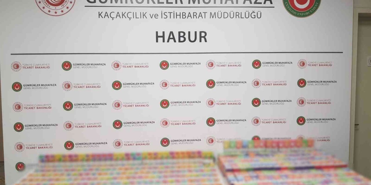 Habur Sınır Kapısı’nda bini aşkın elektronik sigara ele geçirildi