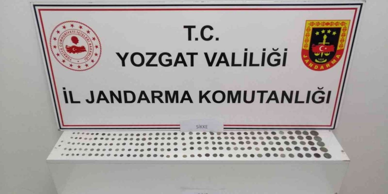 Yozgat’ta 192 sikke ele geçirildi