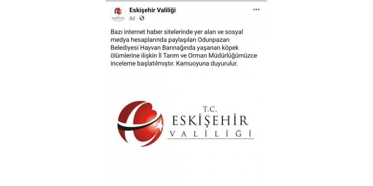 Odunpazarı Belediyesi’nin hayvan barınağındaki vahşetle ilgili inceleme
