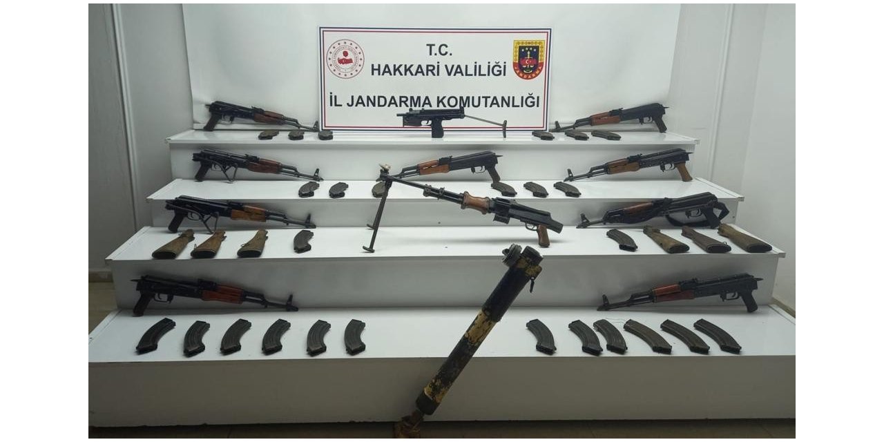 PKK terör örgütünün toprağa gömülü mühimmatları imha edildi