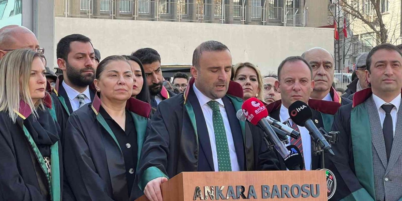 Ankara Barosu’ndan anlamlı yürüyüş