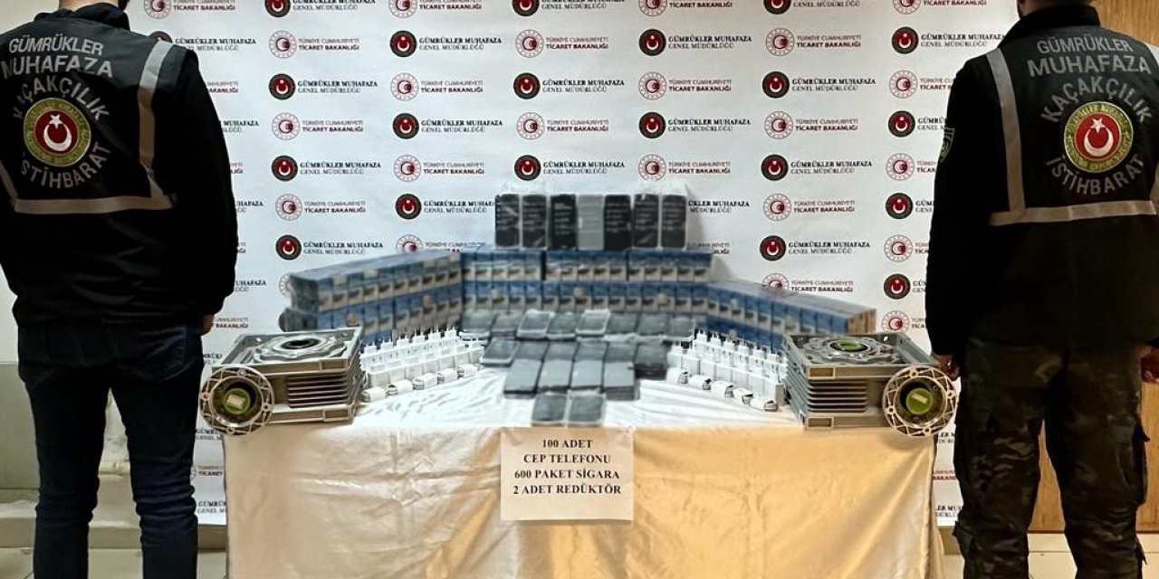Esendere Gümrük Kapısı’nda 1 milyon 200 bin TL’lik kaçak eşya ele geçirildi