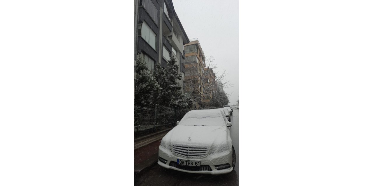 Başkentte kar yağışı başladı