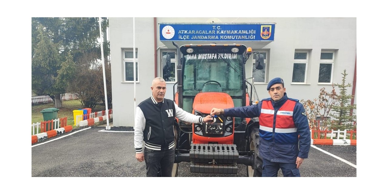 Çalınan traktör Konya’da bulundu
