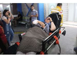 Maganda kurşunu Suriyeli kadını yaraladı