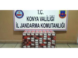 Yolcu otobüsünde 640 paket kaçak sigara ele geçirildi