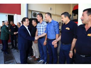 Başkan Yazgı, belediye personeliyle bayramlaştı