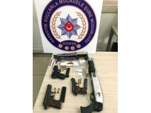 Konya’da uyuşturucu operasyonu: 8 gözaltı