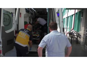 İnşaatta havalandırma boşluğuna düşen usta yaralandı