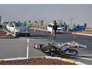 Konya’da otomobil ile motosiklet çarpıştı: 1 ölü, 4 yaralı