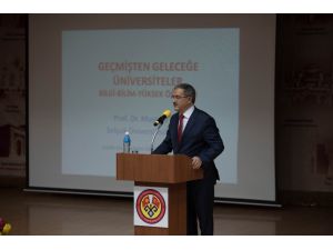 Kırgızistan Türkiye Manas Üniversitesi’nde ilk ders Rektör Şahin’den