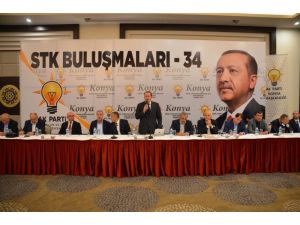 Ak Parti Konya İl Teşkilatı’ndan meslek odaları ve STK buluşmaları