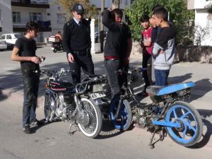 Aksaray’da motosiklet uygulaması
