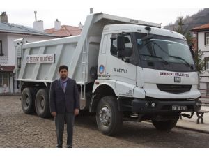 Derbent’e Keçiören Belediyesinden kamyon desteği