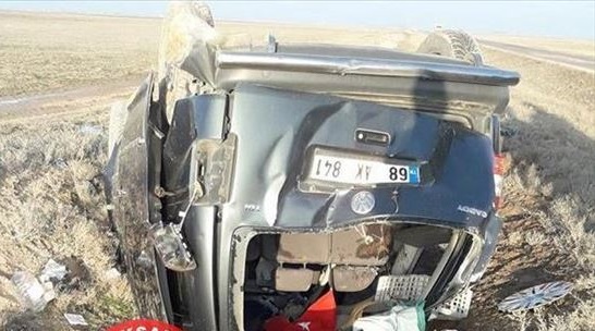 Aksaray'da kaza 3 yaralı