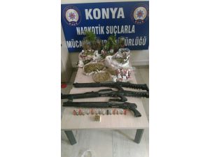 Konya’da uyuşturucu madde operasyonu