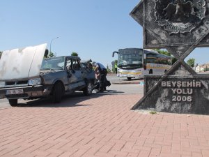 Konya’da otobüs ile çarpışan otomobilin sürücüsü hayatını kaybetti