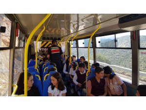 Derebucak’ta servis araçları denetimi
