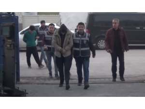 Hırsızlık şüphelileri kamyonun yanmayan lambasından yakalandı