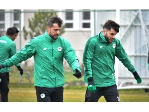 Konyaspor, A.Alanyaspor maçı hazırlıklarını sürdürdü