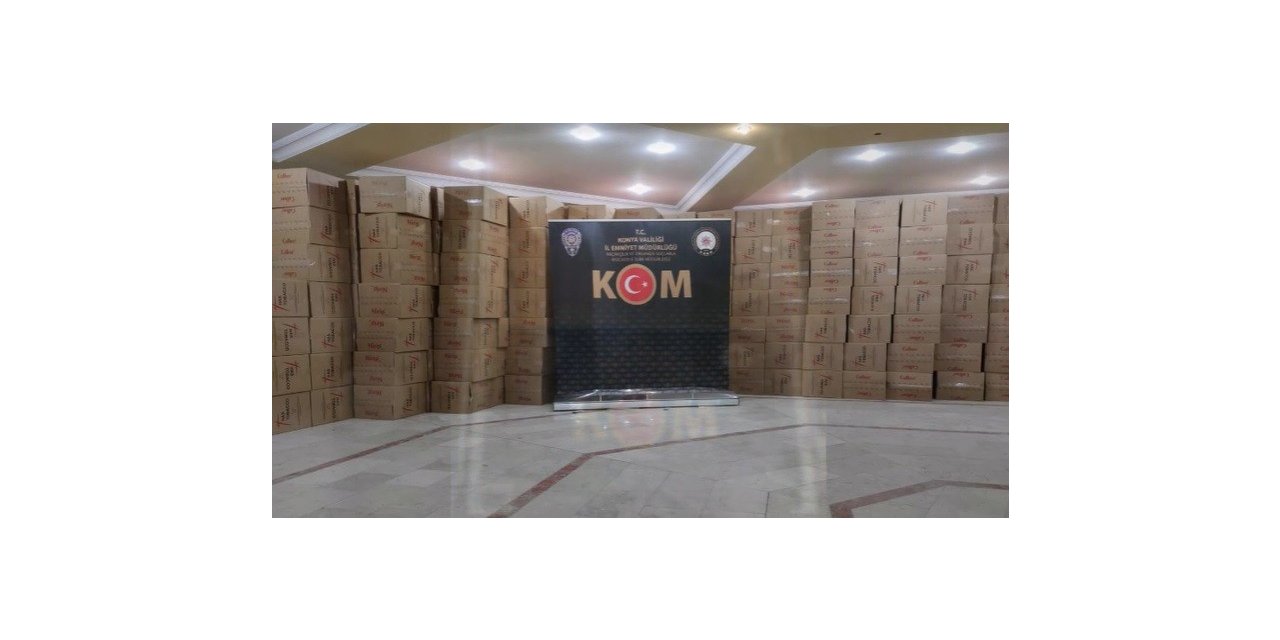 Polisten kaçamadı, 5 milyon 900 makaron ele geçirildi