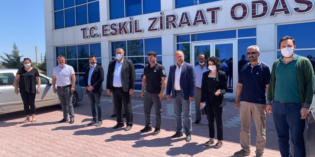 CHP Heyeti Doludan Zarar Gören Arazilerde İncelemede Bulundu