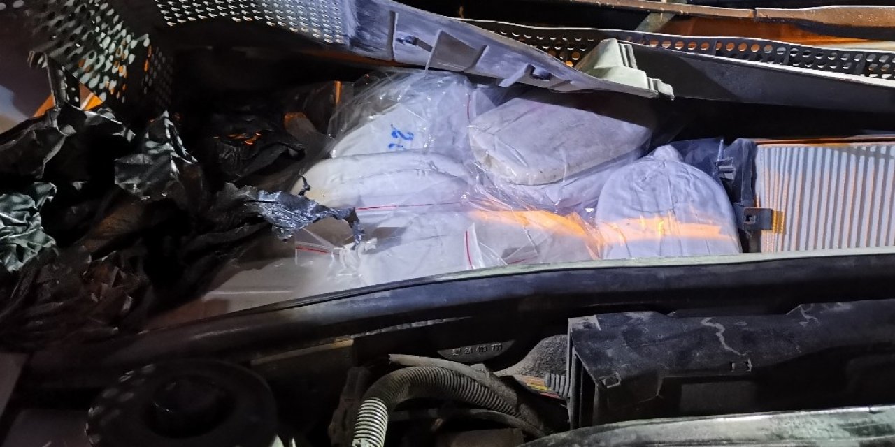 Cezaevinden izinli çıktı, 41 buçuk kilogram esrarla yakalandı