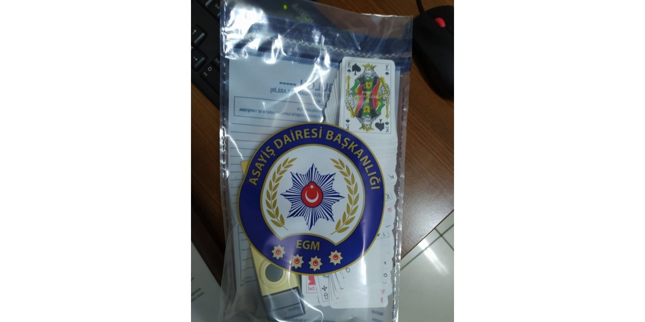 Kumar baskınında 4 kişiye 4 bin 900 TL para cezası