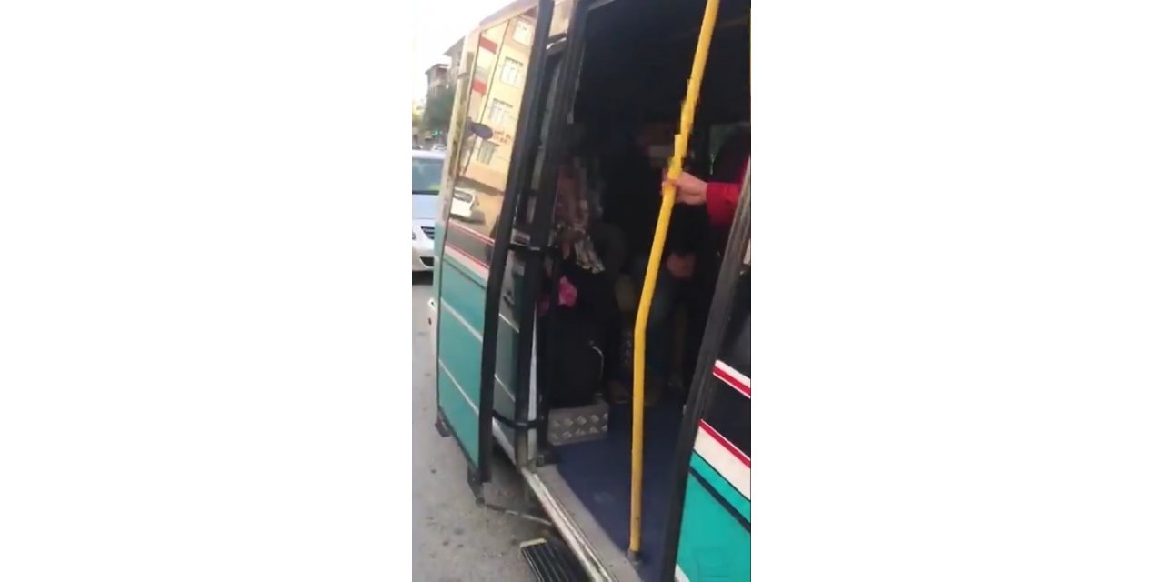 Konya’da Covid-19 denetimlerinde minibüste 17 fazla yolcu çıktı