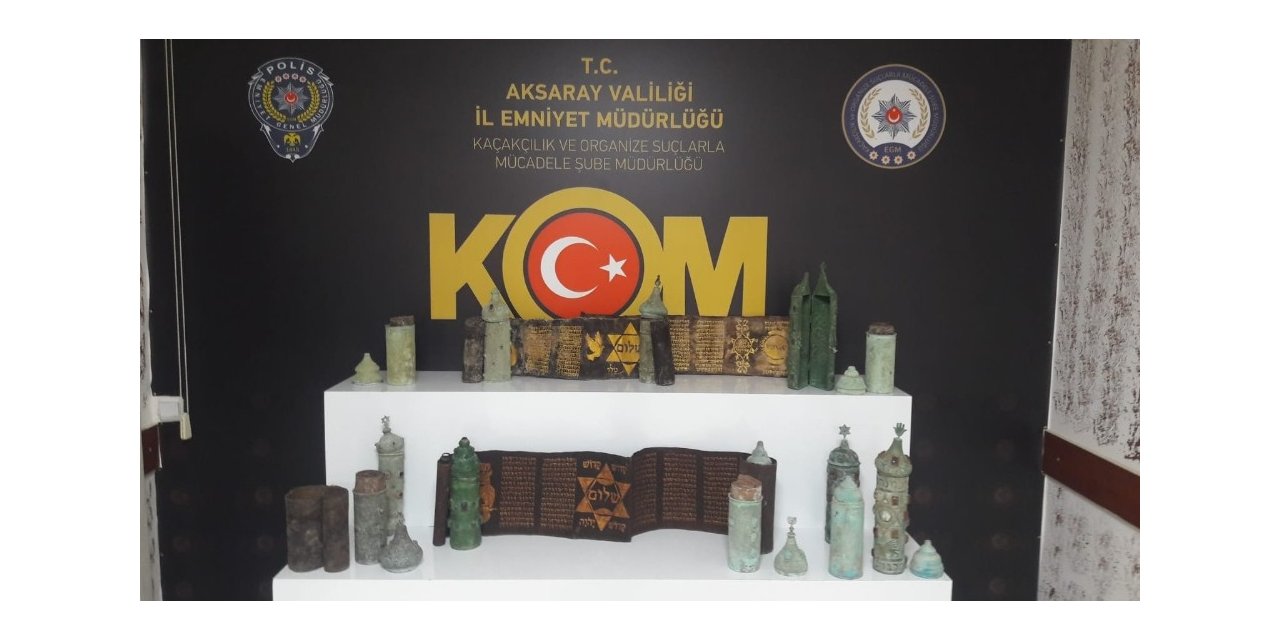 Çekici üzerindeki araçta tarihi eser ele geçirildi