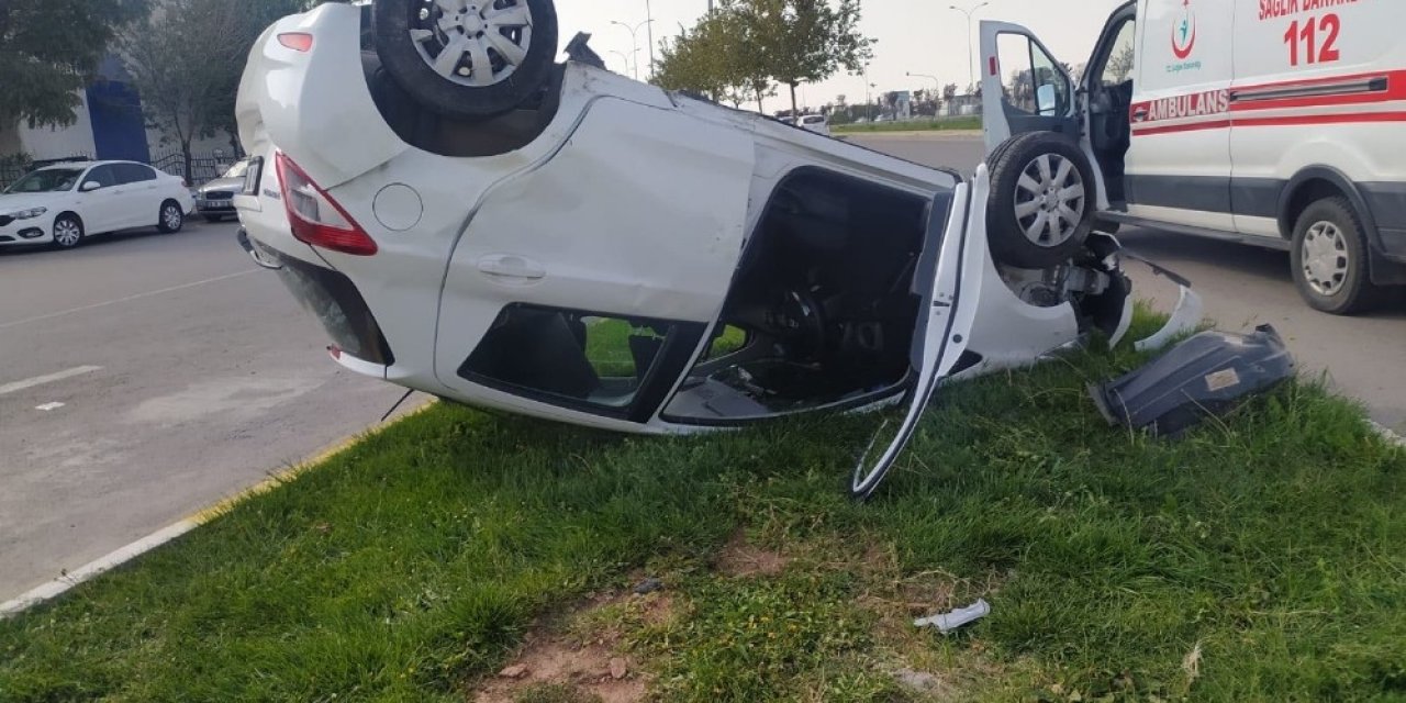 Aksaray’da otomobiller çarpıştı: 2 yaralı